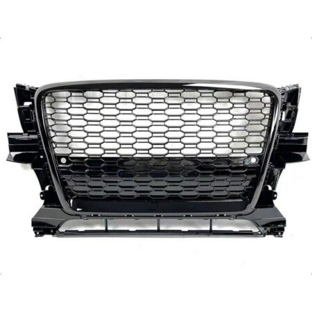 Audi Q5 8R 2009-2012 RS Style Front Grille Gloss Black Honeycomb