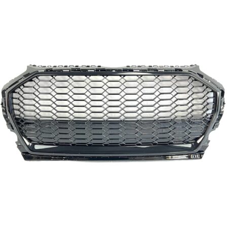 Audi Q5 SQ5 FY 2021-2024 RS Style Front Grille Gloss Black Honeycomb