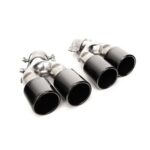 BMW 5 Series G30 2017-2020 M5 Style Quad Exhaust Tips Black