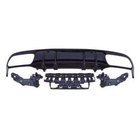 Mercedes Benz C-Class C205 Coupe 2015-2018 Rear Diffuser C63 Style Black