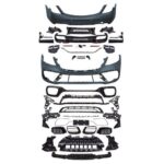 Mercedes Benz S-Class W222 2014-2020 Front Rear Bumper Conversion Body Kit to S63 AMG Style Look