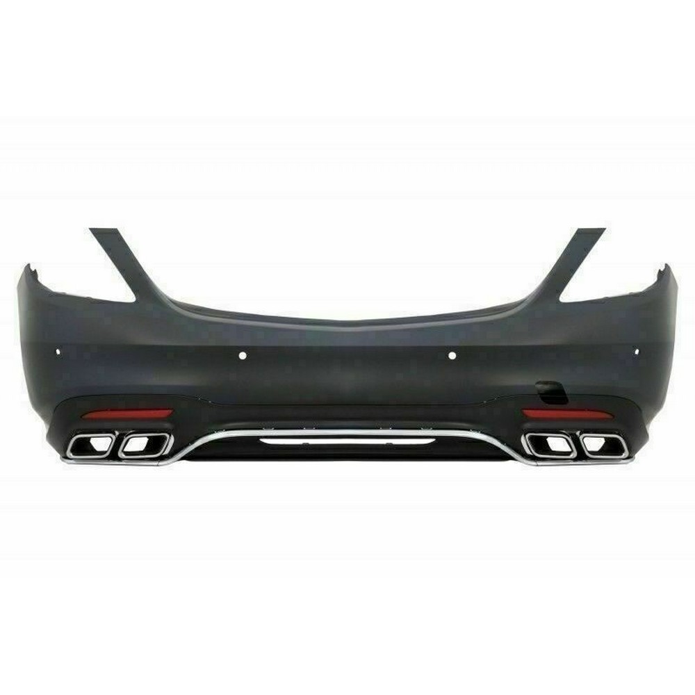 W222 Body Kit Rear Mercedes Benz S-Class W222 2014-2020 Front Rear Bumper Conversion Body ...