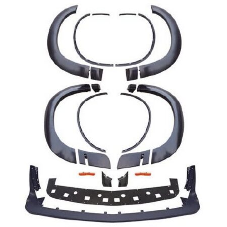 Dodge Challenger 2015-2023 (for Hellcat) Demon Style Wide Body Fender Flares With Front Lip