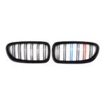 BMW 5 Series F10 2011-2016 M Style Dual Slat Front Grille Tri-Colour