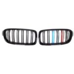 BMW 3 Series F30 2012-2018 M Style Dual Slat Front Grille Tri-Colour