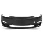 Front Bumper Cover With 6 Sensor Holes & Tow Hook Hole for Tesla Model 3 2017-2023