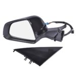 Left Door Mirror Black for Tesla Model 3 2017-2023